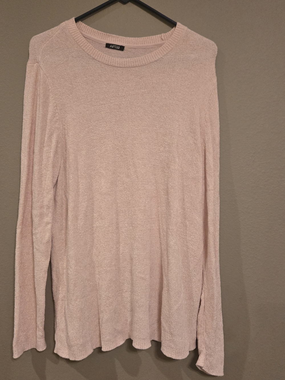 Apt. 9 Pink Long-Sleeve Knit Sweater